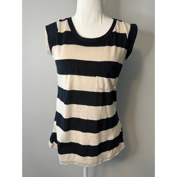 Womens‎ Striped Sleeveless Top - Picture 1 of 5
